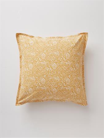 'Taie d'oreiller coton lavé Bohème'' ocre'''