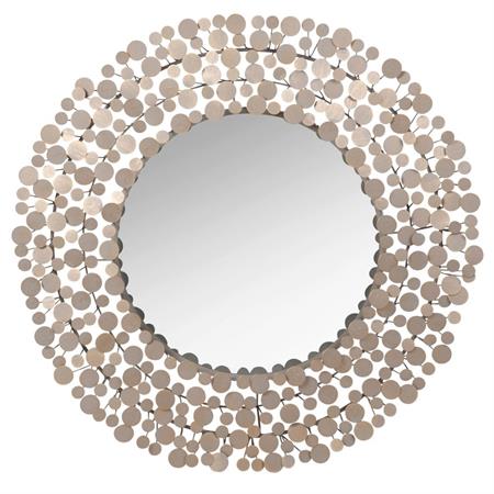 Miroir rond en métal D73
