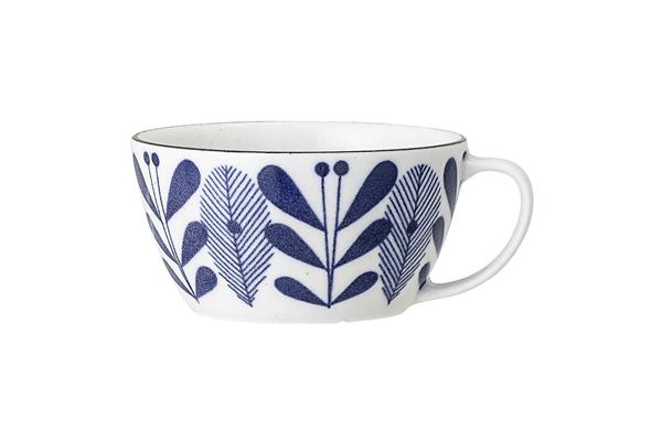 Mug en porcelaine bleu