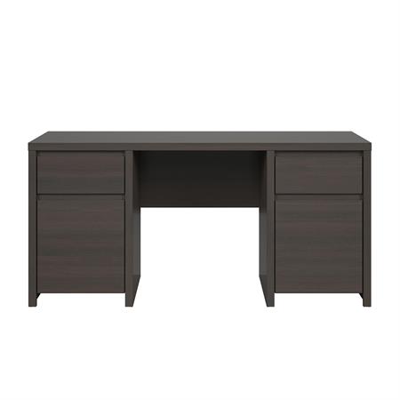 Bureau 2 portes 2 tiroirs stratifiés beige