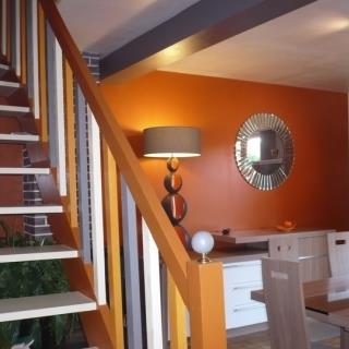 Image Escalier garde corps tricolore Luka Deco Design