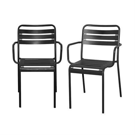 Lot de 2 fauteuils de jardin