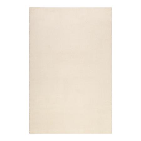 Tapis uni design en polypropylène beige 133x190