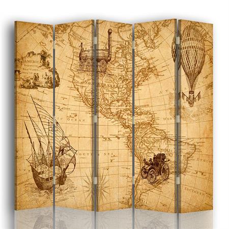 Paravent - Cloison Voyages Américains cm 180x170 