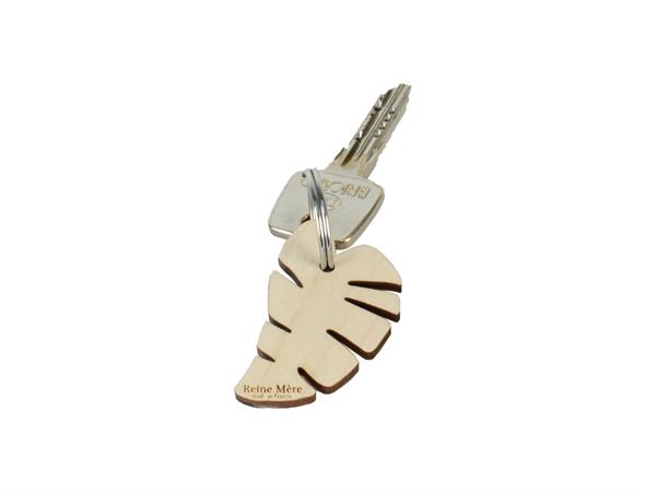 Porte-clés Bananier en bois de bouleau made in france