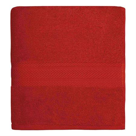 Drap de bain 550 g/m²  rubis 70x140 cm