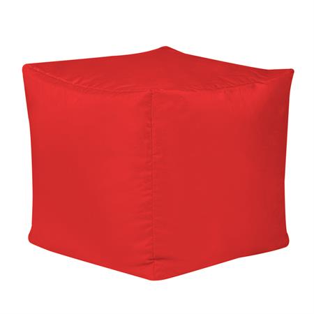 Pouf extérieur rouge