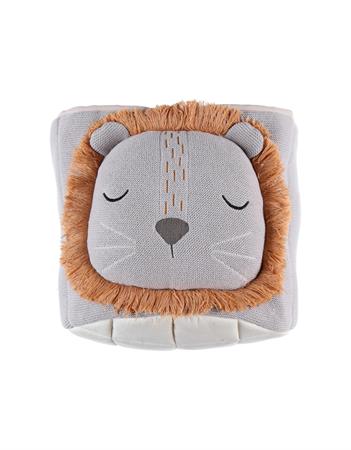 Panier de rangement en tricot jacquard bio   bébé