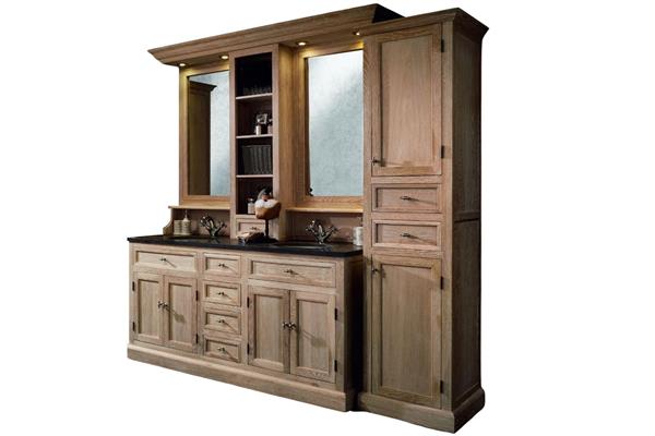 Meuble de salle de bain double vasque 